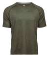 TJ7020 Tee Jays Mens Cool Dry T Shirt olive melange colour image